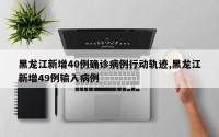 黑龙江新增40例确诊病例行动轨迹,黑龙江新增49例输入病例